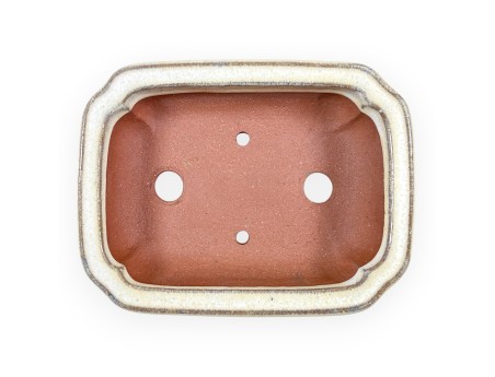 Maceta rectangular de gres esmaltado para Bonsái chinese - 16 cm