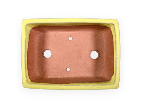 Maceta rectangular de gres esmaltado para Bonsái chinese - 18 cm