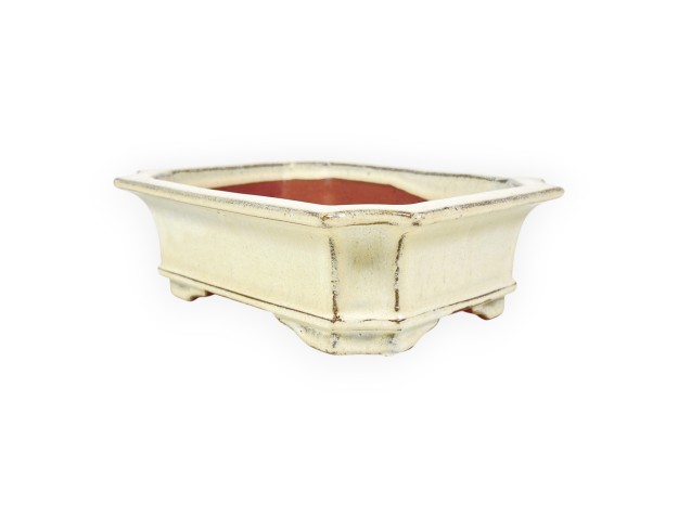 Maceta rectangular de gres esmaltado para Bonsái chinese - 21,5 cm 2