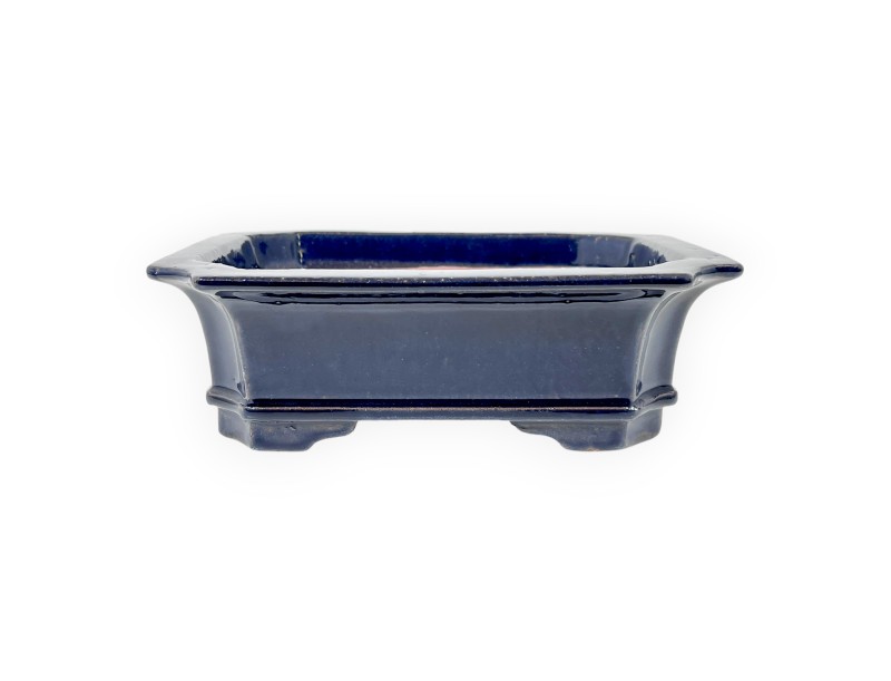 Maceta rectangular de gres esmaltado para Bonsái chinese - 21,5 cm