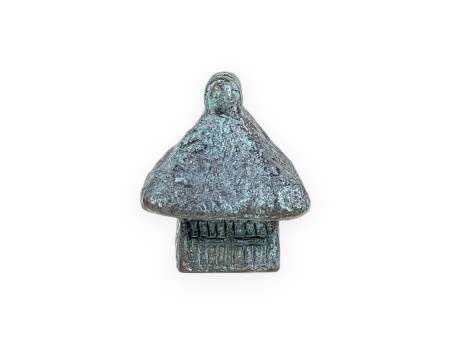 Tenpai in Bronzo, Capanna, 4 cm | Complemento