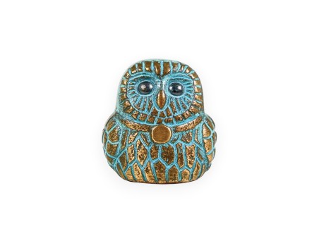 Bronce Tenpai, Búho, 3,5 cm | Complemento