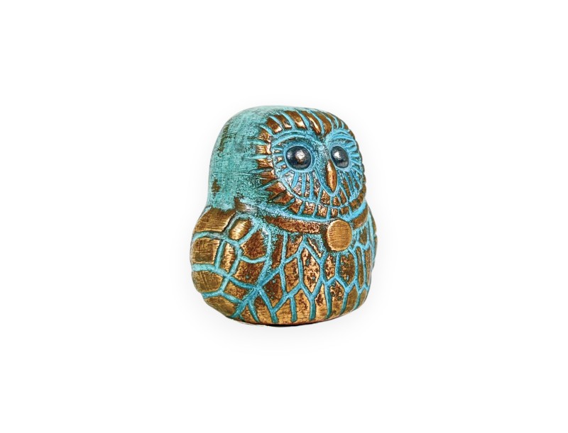 Bronce Tenpai, Búho, 3,5 cm | Complemento