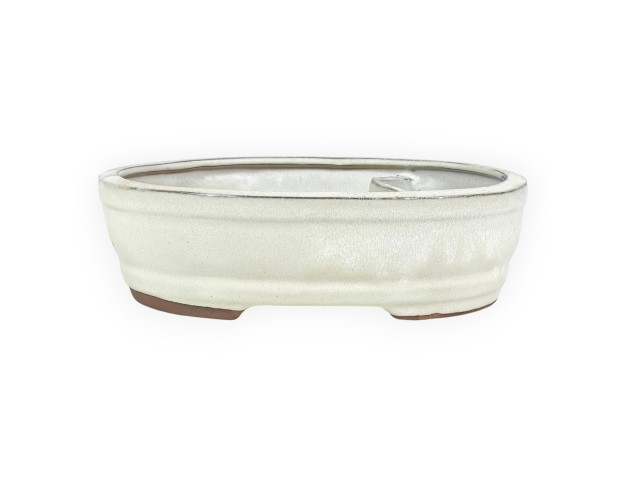 Maceta oval de gres esmaltado para Bonsái chinese - 26 cm