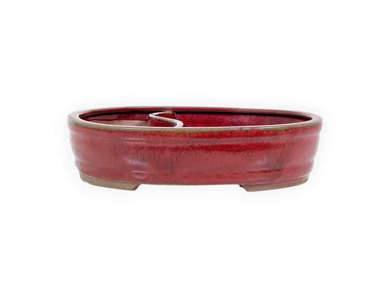 Maceta oval de gres esmaltado para Bonsái chinese - 31 cm