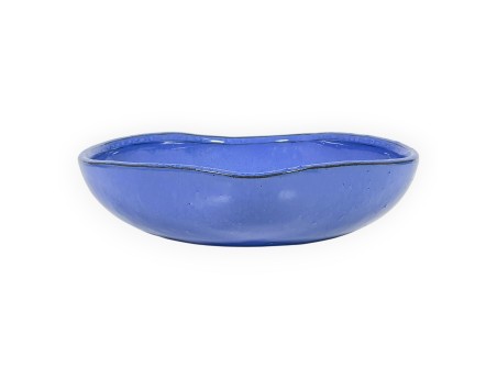 Maceta irregular de gres esmaltado para ikebana, chinese - 21 cm