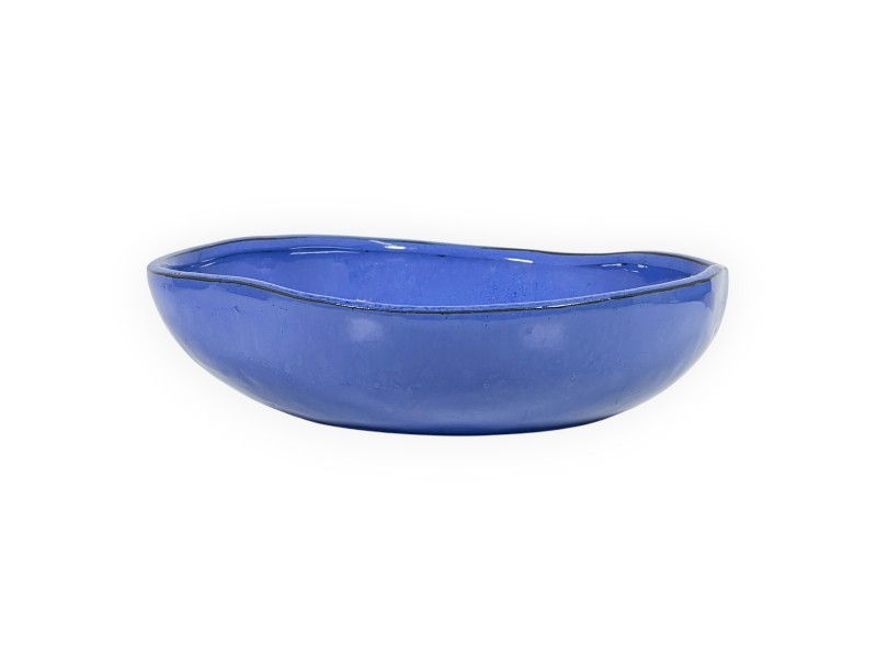 Maceta irregular de gres esmaltado para ikebana, chinese - 24,5 cm