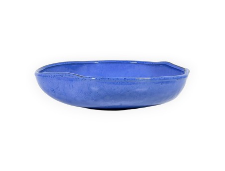 Onregelmatige geglazuurde steengoed Chinese Ikebana pot - 28,5 cm