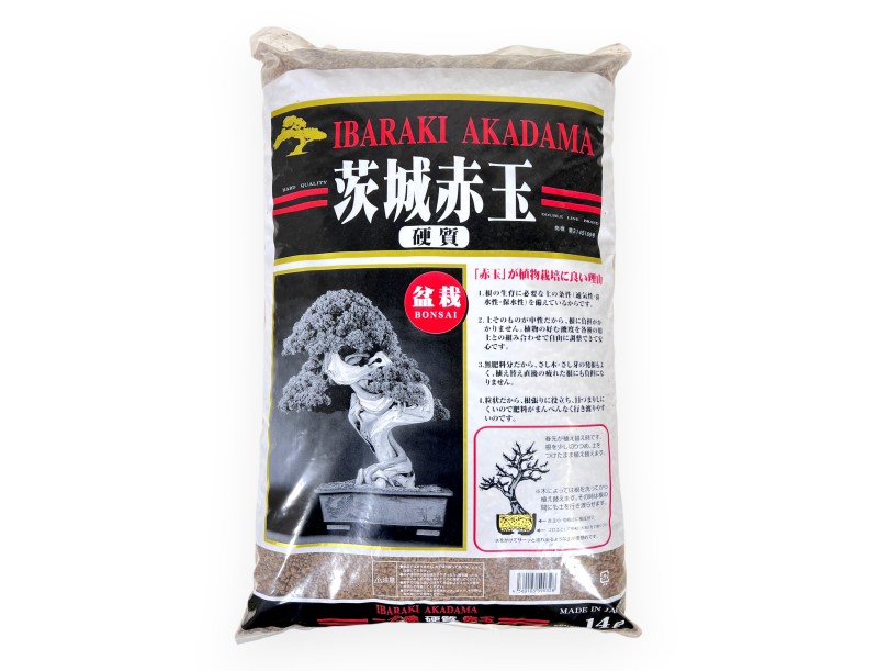 Ibaraki Akadama 14 L alta qualità per bonsai