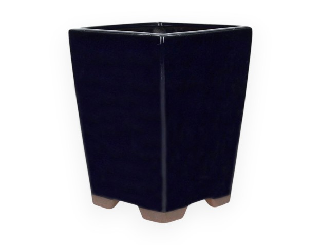 Maceta cuadrada gres esmaltado para Bonsái chinese - 18 cm 2