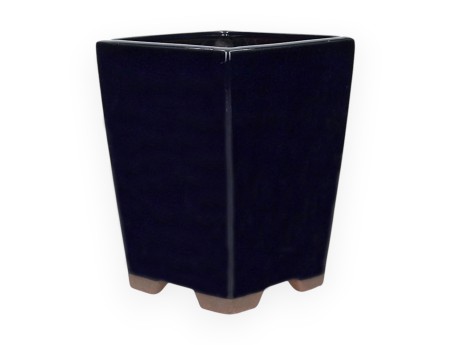 Maceta cuadrada gres esmaltado para Bonsái chinese - 18 cm