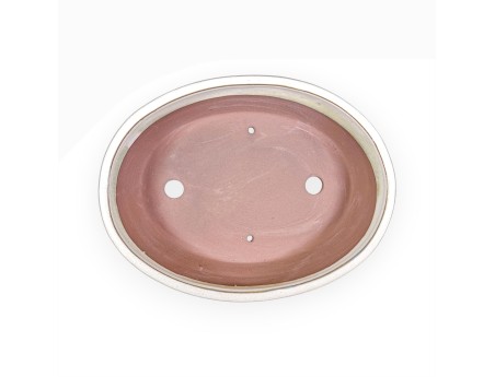 Oval Chinese Bonsai pot in glazed stoneware – 31 cm