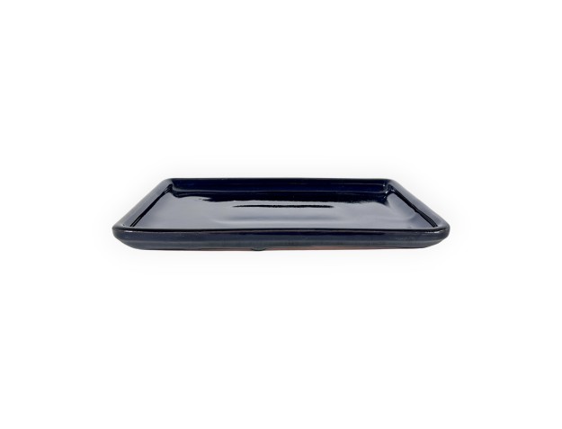 Soucoupe 26,5 cm rectangulaire bleu