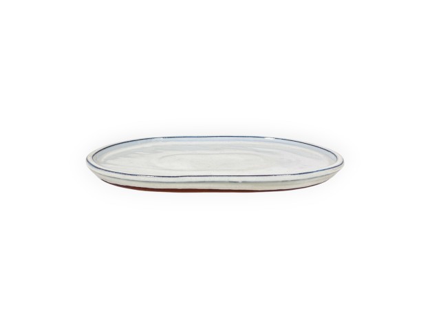Trays 31 cm oval beige