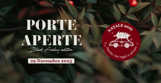 PORTE APERTE & Black Friday 2025